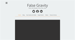 Desktop Screenshot of falsegravity.com